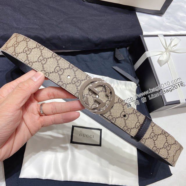 Gucci爆款皮帶 古奇老花雙面用牛皮腰帶  jjp2200